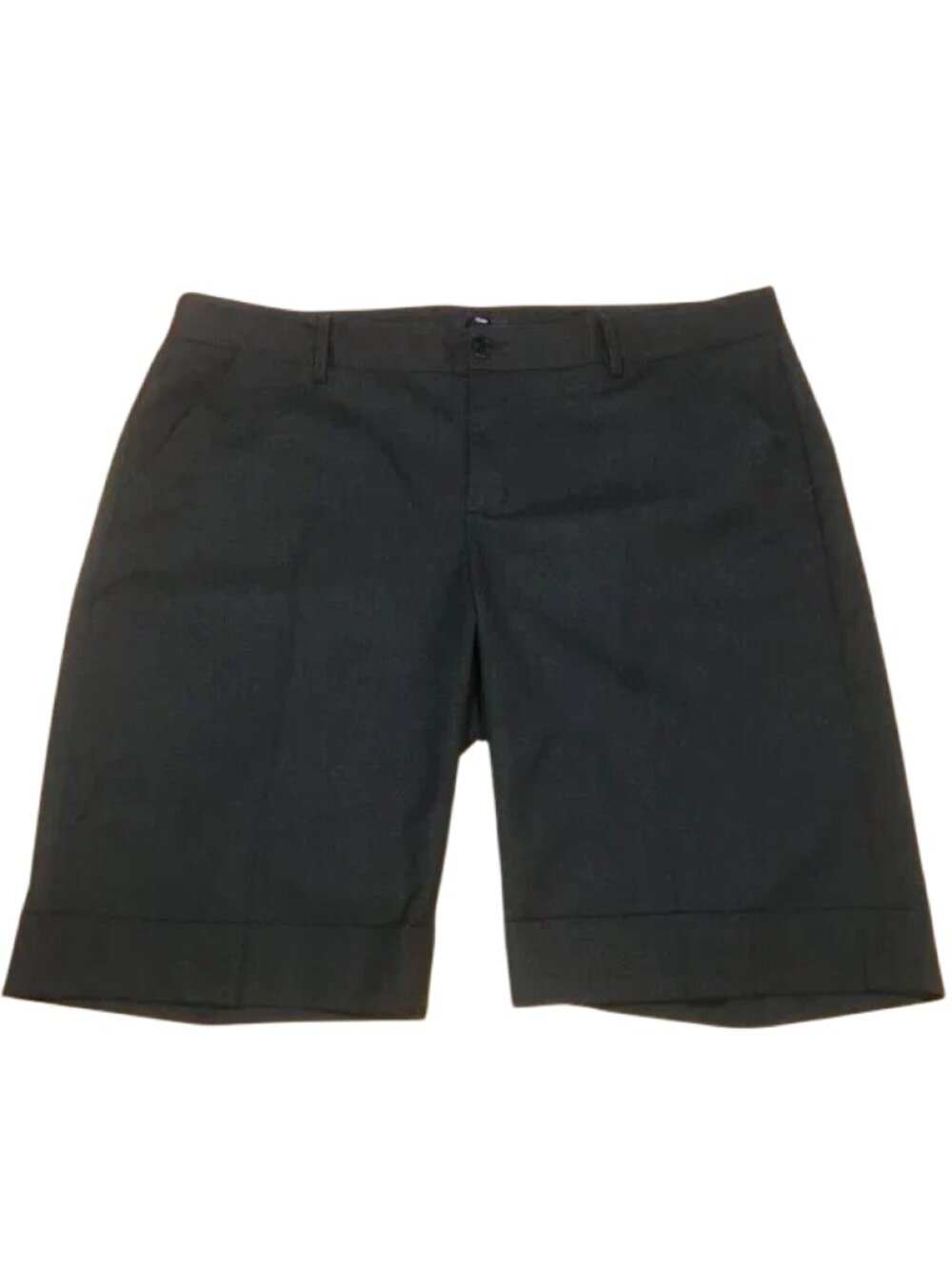 GAP Bermuda Style Trouser Shorts with Stretch Dark Gray Size 14